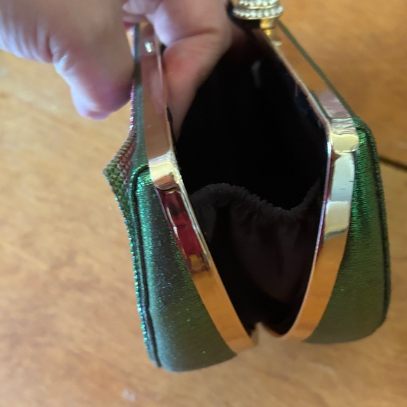 Alessia, watermelon, rhinestone clutch bag - Picture 4 of 6